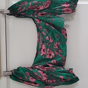 Zara Silk Bandeau Top